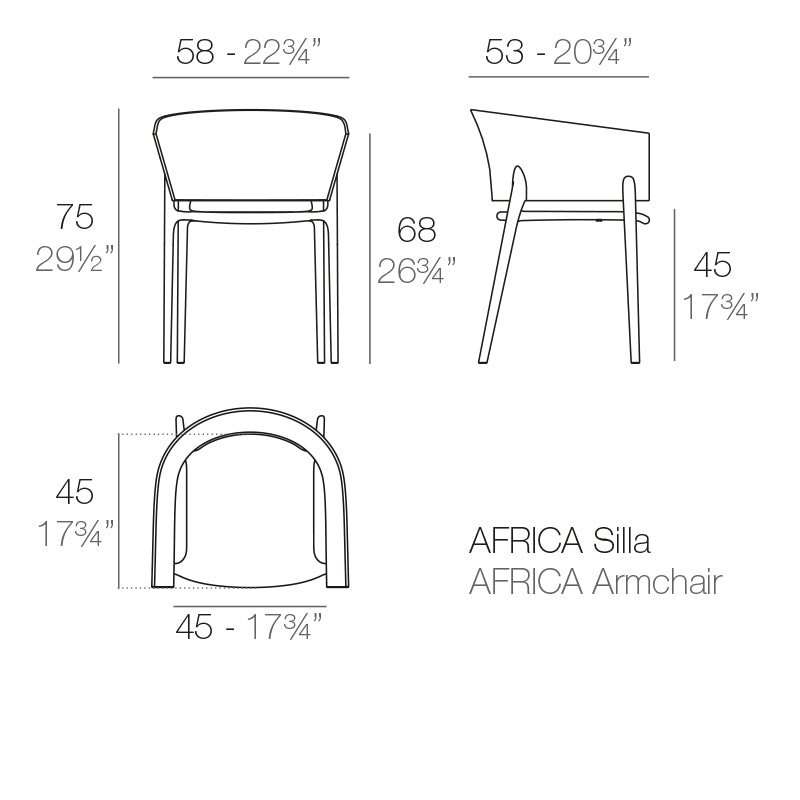 Kėdė Africa
