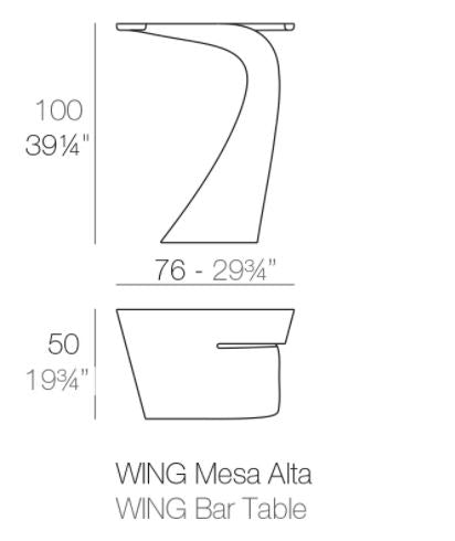 Baro stalas Wing