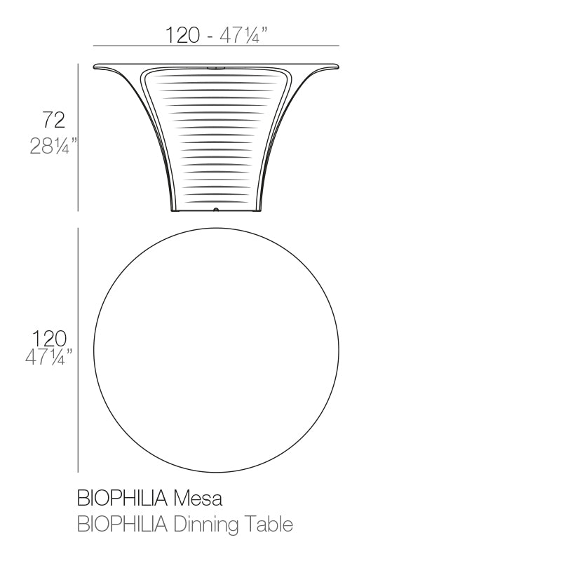 Stalas Biophilia